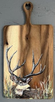 Cutting Board Deer - $175