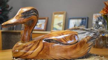 Juniper Carved Duck - $750